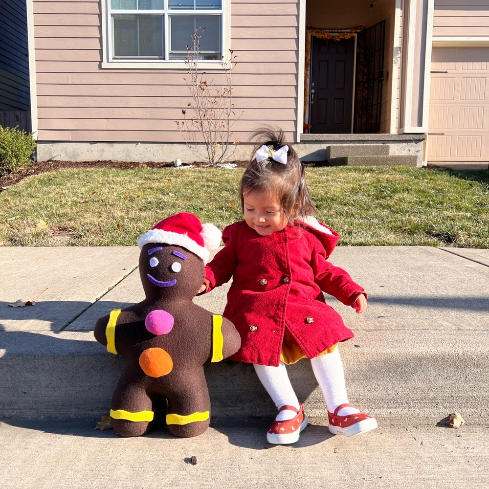 Gingerbread man plushie